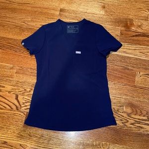 Figs Catarina One-Pocket Scrub Top - Navy - Size XXS